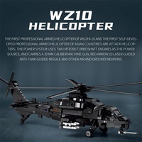 Reobrix WZ-10 Série Militaire Black Hawk Commandos Hélicoptère Modèle Blocs de Construction Jouets Briques DIY pour Enfants et Adultes