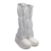 Chaussures de sécurité de laboratoire en cuir PU personnalisées, antistatiques, imperméables et résistantes aux produits chimiques pour usage industriel