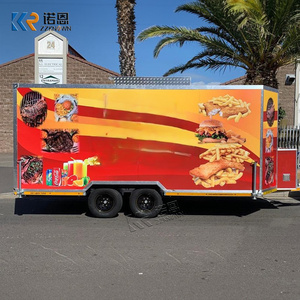 Remorque alimentaire homologuée CE DOT, cuisine complète en acier inoxydable pour kebab, rôtissoire, burgers, restauration rapide, vente de rue, cuisine mobile - Product Image 4
