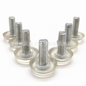 Junyuewei Transparent Adjustable Feet <b>Pads</b> 18mm Diameter Plastic And Metal Furniture Legs Protection <b>Pad</b> - Product Image 1