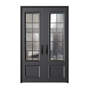 Portes <span class=keywords><strong>d</strong></span>'<span class=keywords><strong>entrée</strong></span> élégantes en acier et en fer pour maisons, designs de portes principales époustouflants reflétant <span class=keywords><strong>le</strong></span> luxe et une sécurité supérieure - Product Image 1