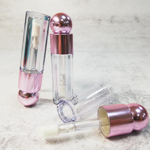 Envase de tubo de brillo de labios vacío transparente de 4,8 ml, Etiqueta Privada, venta al por mayor, tubos de brillo de labios, embalaje con tapa de bola - Product Image 4