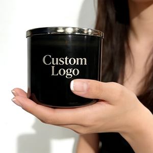 Sevgililer günü anneler günü masaj yağı koku mumlar soya balmumu kokulu özel etiket otel 3 fitil kokulu mum koleksiyonu - Product Image 4