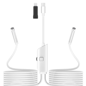 1080P độ nét cao dual-máy ảnh công nghiệp nội soi cầm tay bán cứng cáp sáng Analog camera mini IP67 không thấm nước - Product Image 1