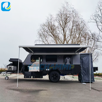 Mini camping-car léger Chammp, caravane de voyage avec fonctionnalités tout-terrain pour la vente