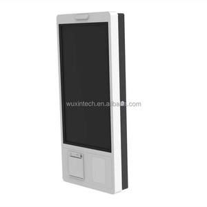 Terminal de paiement en libre-service de 27 pouces, affichage numérique du menu du restaurant, borne d'enregistrement en libre-service avec armoire verrouillable - Product Image 5