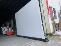 Écran de projection électrique motorisé 120 pouces CBSP PET Crystal UST 4K ALR pour projecteur laser à ultra courte focale