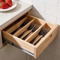 Ensemble de couverts de table Dingyong Factory OEM/ODM, fourchettes à dîner modernes de luxe en acier inoxydable noir mat, 6 fourchettes de 8 pouces, écologiques et durables