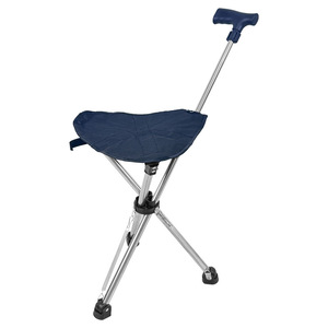 <b>Folding</b> Walking Stick <b>Stool</b> Aluminum Alloy Lightweight Portable Cane <b>Stool</b> For Elderly Mobility Aid - Product Image 3