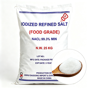 Sel Raffiné <span class=keywords><strong>de</strong></span> Qualité Alimentaire, Sel Iodé Anti-compactage, <span class=keywords><strong>Chlorure</strong></span> <span class=keywords><strong>de</strong></span> Sodium (NaCl) en Sac <span class=keywords><strong>de</strong></span> 25kg/50kg/1000kg, Pureté Minimale 99,3% - Product Image 3
