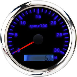 7 rétro-éclairage numérique 85mm, tachymètre Diesel, jauge de RPM, <span class=keywords><strong>compteur</strong></span> de régime avec <span class=keywords><strong>compteur</strong></span> horaire 1-8000RPM - Product Image 4