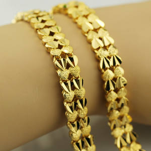 Di alta qualità popolare <span class=keywords><strong>bracciale</strong></span> d'oro catena di orologi <span class=keywords><strong>a</strong></span> bottone semplici oggetti creativi gioielli vuoti <span class=keywords><strong>per</strong></span> le donne - Product Image 4