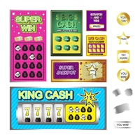 Cartes à gratter de loterie personnalisées : conception et impression de billets à gratter pour jeux de loterie