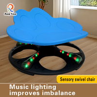 Chaise pivotante d'intégration sensorielle en plastique, équipement d'entraînement à l'équilibre pour l'autisme et le TDAH, jouet