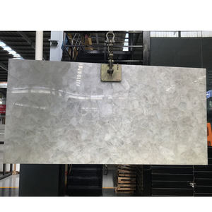 Dalle de quartzite blanche naturelle de luxe en pierre de conception moderne du Brésil - Product Image 6