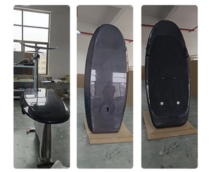 Planche de surf électrique en fibre de carbone tissée 3K OEM personnalisée en gros, non disponible en stock - Taille réglable 165-185 cm, charge maximale 70 kg - Product Image 4