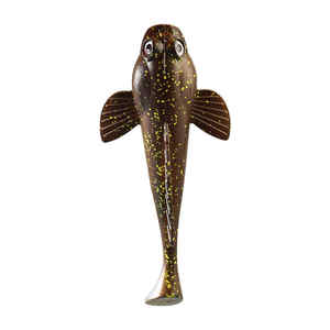 Palmer 12.5cm 17g yapay yem simülasyon siyah yayın balığı yem yumuşak plastik balıkçılık cazibesi - Product Image 5