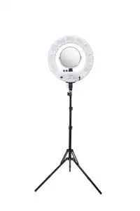 Светодиодный кольцевой светильник с подставкой, кольцевая лампа в комплекте, косметическое зеркало для фото, портретной фотографии