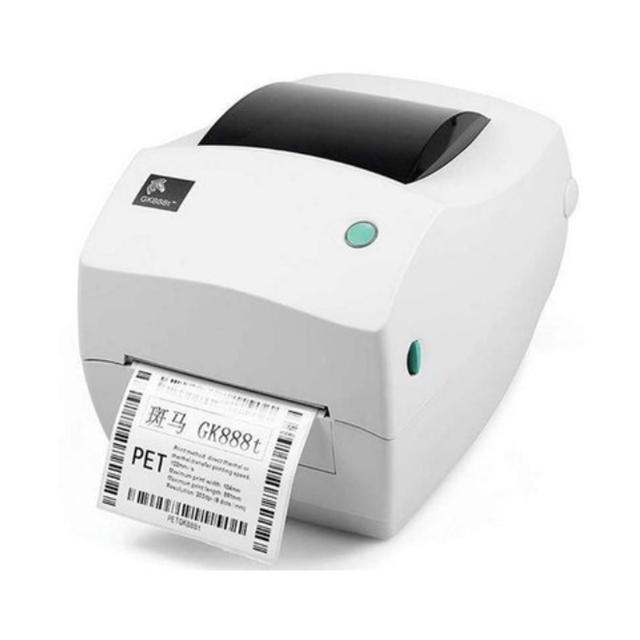 Zebra GK888t Thermal Barcode Printer Label Printer