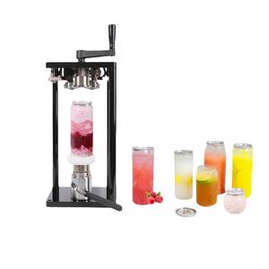 Máquina Selladora de Latas Manual Rotativa Comercial para Latas de Plástico PET y Aluminio, para Refrescos, Café, Cerveza y Tiendas de Té de Burbujas - Product Image 1