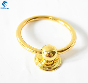 Đồ Nội Thất Giá Rẻ Phần Cứng Hợp Kim Nhỏ Kẽm <span class=keywords><strong>Morden</strong></span> Drop <span class=keywords><strong>Handle</strong></span> Trong Vàng Cho Ghế Ăn - Product Image 4