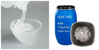 Sodium Dodecyl Ether Sulfate Liquide Détergent Savon Matière Première Sodium Dodecyl Ether Sulfate 70 TEXAPON N70 SLES 70 Prix