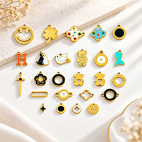 Breloques en acier inoxydable 304, motifs animaux ludiques et symboles porte-bonheur pour bijoux DIY, vente en gros