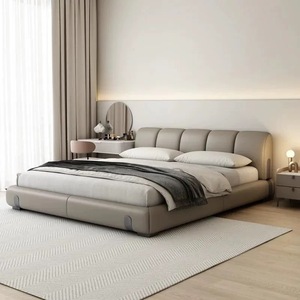 Cama con plataforma <span class=keywords><strong>de</strong></span> cuero italiano Geshang YG-6 |   Tamaño King/Queen |   Muebles <span class=keywords><strong>de</strong></span> Dormitorio Modernos |   Venta al por mayor - Product Image 3