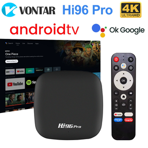Smart Dual Wifi GK63 ATV Quad Core TV Box Android 11 DDR4 2GB EMMC 8GB Hi96 Pro Set-top Box voce telecomando 4K <span class=keywords><strong>Video</strong></span> prezzo - Product Image 2