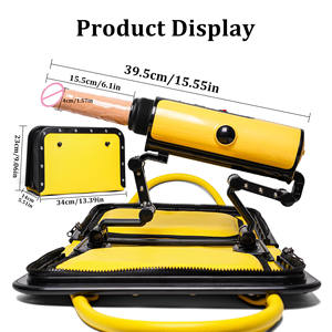 Geschwindigkeitsregulierbare Teleskop-Sexmaschine für Frauen mit Handtasche, Fernbedienung, Vollautomatische Pistolenmaschine mit Realistischem Dildo - Product Image 6