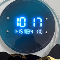 Horloge murale numérique créative en acrylique au design Art Déco moderne, silencieuse, personnalisable, pour la décoration intérieure, style nature morte
