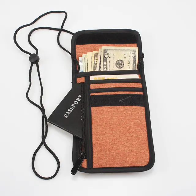 RFID חסימת עסקי גברים כרטיס מחזיק נסיעות תליית מינימליסטי ארנק