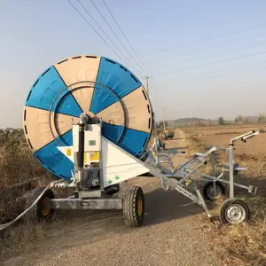 Système d'irrigation automatique de bobine de tuyau de rendement élevé pour l'agriculture