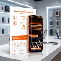 Protecteur d'écran de smartphone tactile en TPU mat résistant aux rayures, film protecteur EPU sans bulles, machine de découpe pour iPhone 16 Pro