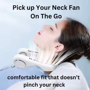 Wholesale Outdoor <b>Portable</b> <b>Fan</b> USB Rechargeable Bladeless Mini Hanging Neck Adjustable Cooling Desk Handheld - Product Image 5