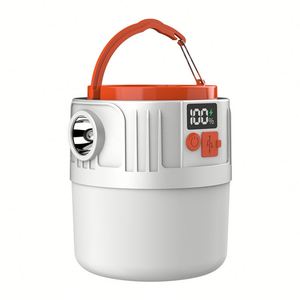 Venta al por mayor de fábrica, luces solares portátiles multifuncionales para acampar, luces de emergencia recargables por USB - Product Image 2