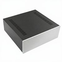 Boîtier en alliage d'aluminium d'usine, boîtier de commande en acier inoxydable, châssis métallique pour amplificateur audio, boîtier de contrôleur de puissance IP54