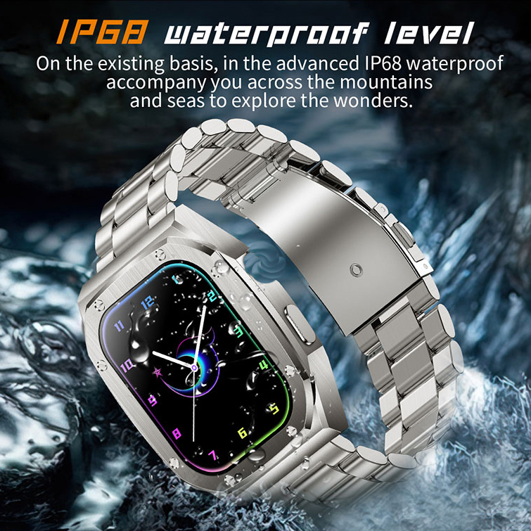 Men's Z79 Max Smart Watch - Ultra Stainless Steel IP68