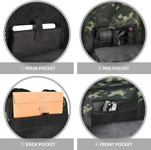 Sac à dos tactique de grande taille 45l personnalisé camouflage, sac à dos de voyage Mochila - Product Image 3