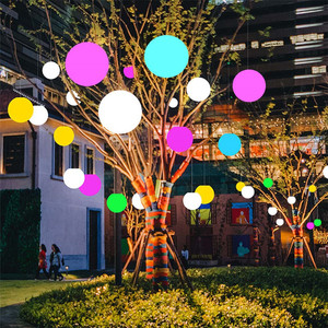 Decorazioni Natalizie Luminose/Stelle per Albero di Natale in Plastica Illuminata a LED per Esterni - Product Image 3