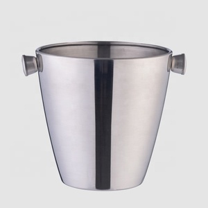Factory Direct 3l Bacardi Industrial lfgb Restaurant Debout Champagne Seaux à glace en acier inoxydable pour la bière - Product Image 1