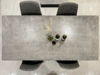 Table à manger classique en béton meubles de maison polyvalents pour salle à manger cuisine hôtel chambre salle de bain matériau de ciment Durable