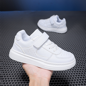Chaussures de sport blanches respirantes et antidérapantes en PU pour enfants Cema, avec amorti, pour l'école et le campus, décontractées, pour l'été et le printemps - Product Image 2