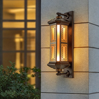 Lampes murales extérieures LED contemporaines, simplicité, étanches, pour balcon, villa, portail, hôtel - IP 65, polycarbonate, pour utilisation en jardin