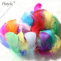 100 pièces plumes de dinde naturelles 6-12cm petit flottant coloré plume de cygne plume artisanat bijoux de mariage décoration de la maison SD021