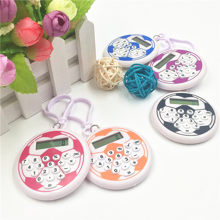 8 цифр футбольный баскетбольный калькулятор рекламный логотип на заказ портативный брелок электронный тонкий калькулятор для студентов школы