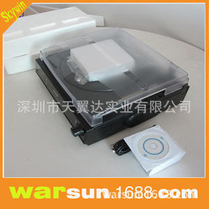 Sistema de sonido estéreo con tocadiscos de marca, altavoz integrado, interfaz USB, alimentación por adaptador de CA, de pie, personalizable - Product Image 5