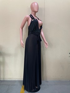 Robe longue fendue sur le côté pour femme, vêtements <span class=keywords><strong>d</strong></span>'<span class=keywords><strong>été</strong></span> <span class=keywords><strong>d</strong></span>écontractés, longueur Maxi, sans manches, mode Streetwear, collection <span class=keywords><strong>2021</strong></span>, vente en gros - Product Image 5