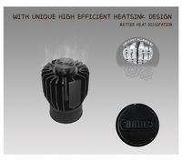 Module LED MR16 à 3 températures de couleur commutables, 12-15 watts, moteur de spot LED COB GU10, dimmable