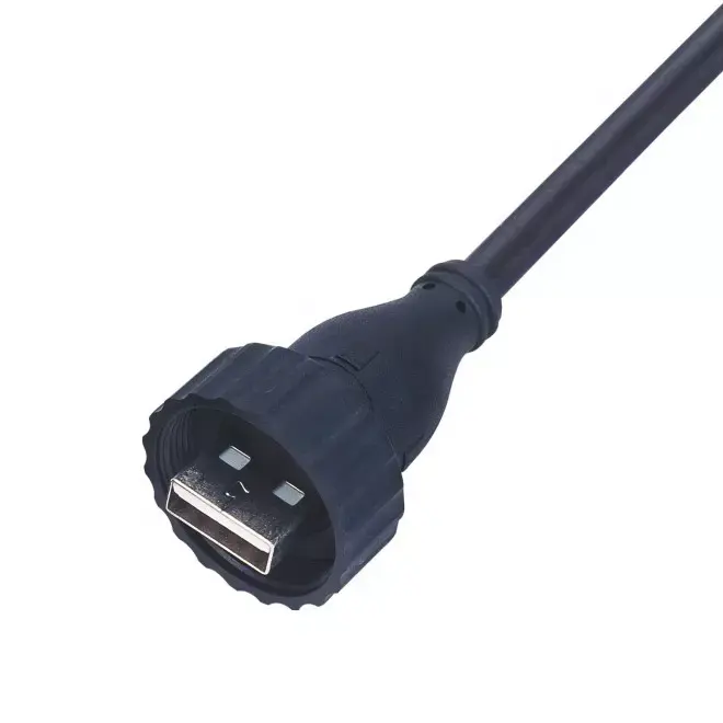 Factory Supply Industrial waterproof wire Molded Cable 2.0/3.0 Male USB Connector cables
